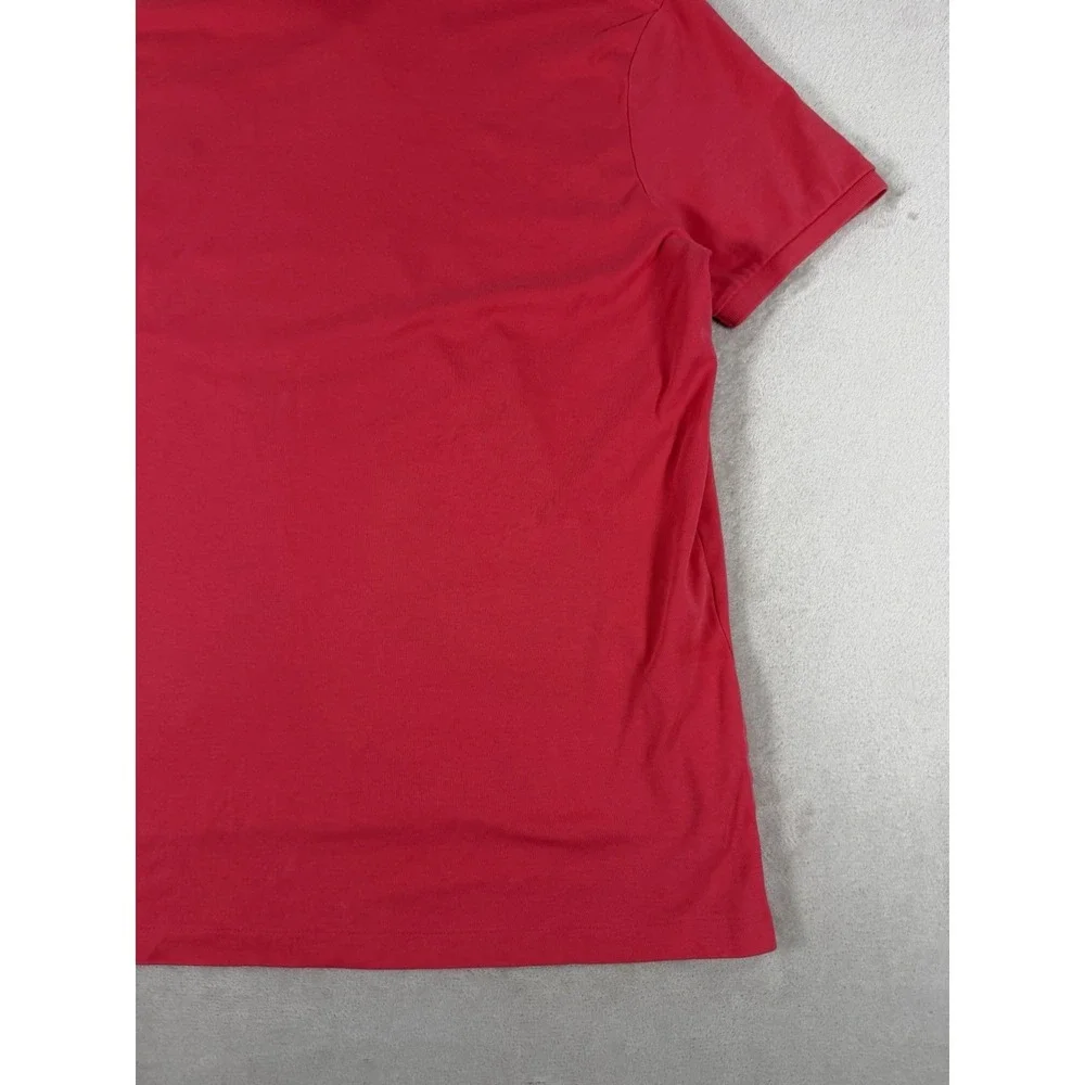 Polo Ralph Lauren Mens XL Pink Short Sleeve Iconic Mesh Pony Logo Polo Shirt XL
